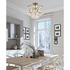 Elegant Lighting Mila 16 inch flush mount in brass - 2 of 4