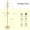 TOBILI Stainless Steel Spray Painted Hanger,Modern Silver Stainless Steel Coat Rack,Solid Wood Reinforcement At The Bracket - 4 of 4