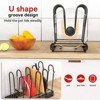 LunaLulinlk 8 Tiers Pots and Pans Organizer, Adjustable Pot Rack with 3 DIY Methods for Cabinet Kitchen Organization Storage - 3 of 4