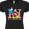 Women's - Disney - Mickey Flag All American Fitted Graphic T-Shirt - 2 of 3