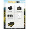 Car Rooftop Cargo Carrier Bag - for Top of Vehicle with/Without Rack, Includes, Anti-Slip Mat, Storage Bag, Door Hooks - 2 of 4