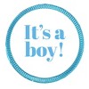 84ct It's a Boy Baby Shower Candy Blue Chocolate Coins Party Favors (84 Pack) - By Just Candy - 2 of 2