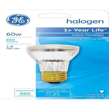 GE 60w Halogen Light Bulb PAR16 White