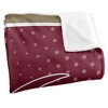 Elon University Logo Dots Silky Touch Blanket White 50x60 - 3 of 4