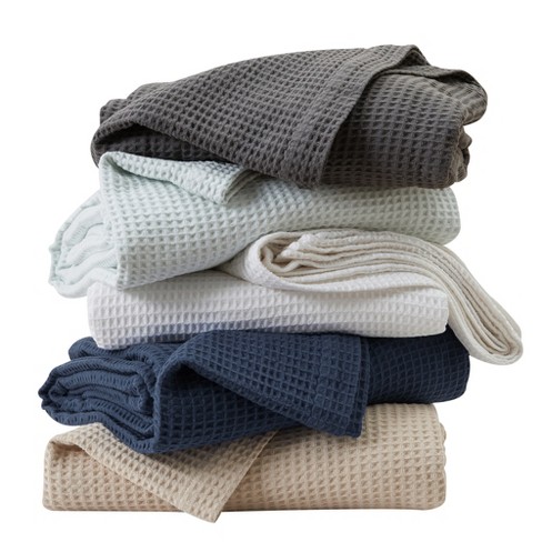 Waffle Weave Cotton Throw - Graham & Brooks