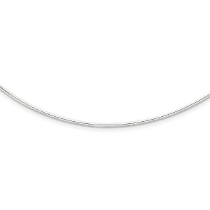 Black Bow Jewelry 1.6mm Sterling Silver Adjustable Neckwire Chain, 16-18 Inch - 1 of 4