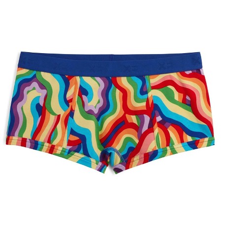 Tomboyx Women's Boy Short Underwear, Cotton Stretch Comfortable Boxer Briefs, (xs-6x) Swirling