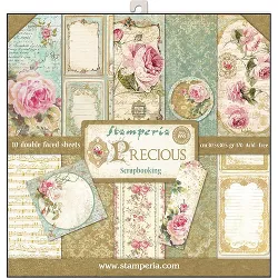 Stamperia Double-Sided Paper Pad 12"X12" 10/Pkg-Precious Gift, 10 Designs/1 Each
