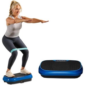 Lifepro Blue Fitness Platform: Enhance Your Home Workouts with Our All-in-One Vibration Plate and Loop Bands - 1 of 4