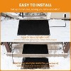 DoCred Snow Melting Mats,Non Slip PVC/Rubber Winter Heated Mat with Power Cord, 3IN/H Speed Snow for Outdoor Sidewalks, Stair Step, Decks Snow Removal - 4 of 4