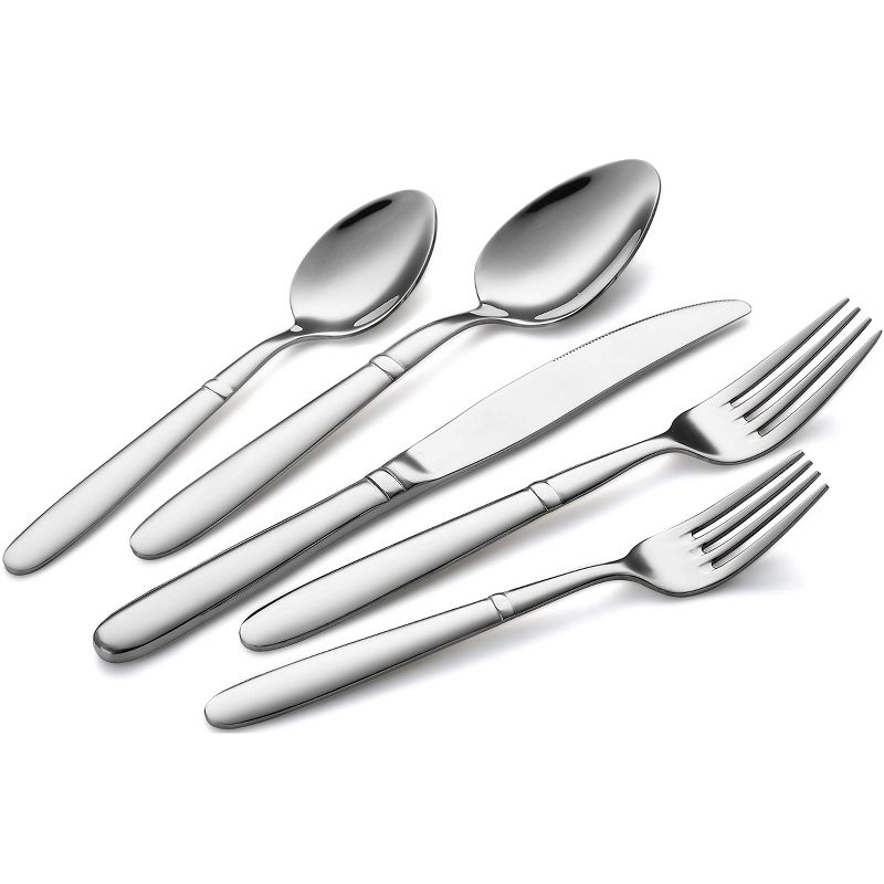 Bruntmor Stainless Steel Flatware Cutlery Set - 45 Pieces, 1 of 10