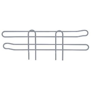 Quantum Storage Systems Side Ledge, 14"D X 4"H, Gray Epoxy Antimicrobial Finish - 1 of 2