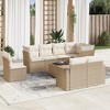 vidaXL Garden Sofa Set Beige, Cream White - 2 of 4
