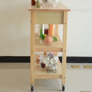 NicBex 2 Drawer Rolling Kitchen Island Cart with 2 Open Shelves and Towel Racks,Kitchen Island on Wheels with Storage,Island Table for Kitchen - 1 of 4