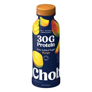 Chobani 30g Protein Mango Greek Probiotic Yogurt Drink - 14 fl oz - 1 of 4
