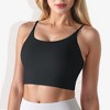 Anna-Kaci Active Women's Scoop Neck Stretchy Cropped Sports Athletic Bra - 2 of 4