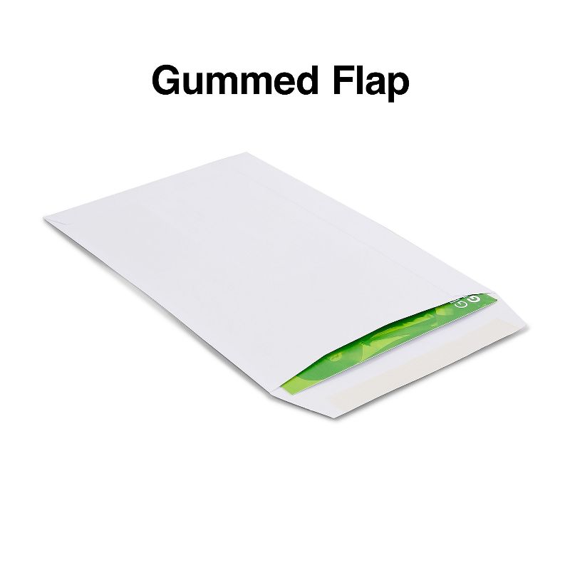 MyOfficeInnovations Gummed Flap Seal Economy White Wove Catalog Envelopes 6" x 9" 250/BX 247668, 2 of 6