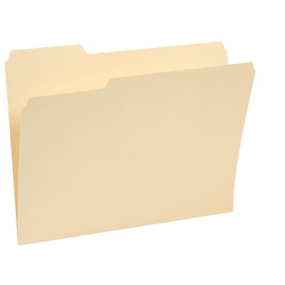 MyOfficeInnovations Manila File Folders Letter 3 Tab Assorted Position 500/Box 179495