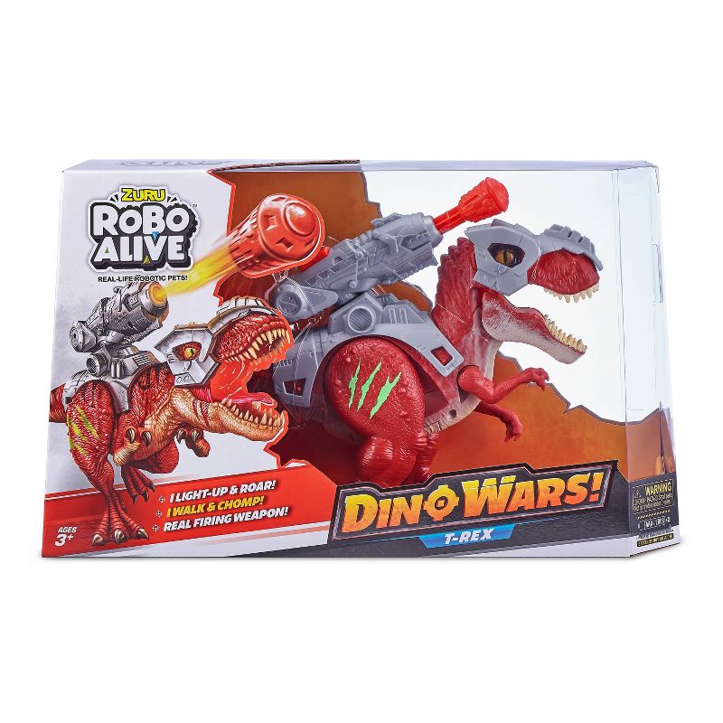 Robo Alive Dino Wars T-Rex Robotic Dinosaur Toy by ZURU, 3 of 11