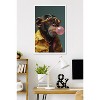 Trends International Ray Heere - Chimpanzee Blowing Bubble Framed Wall Poster Prints - 2 of 4