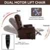 CAVINAS 350LBS Power Lift Electric Recliner with Dual Motor, Heated Massage & Infinite Positioning, Adjustable Lift Chair for Elderly - 4 of 4