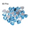 Unique Bargains Acrylic Flat Back Heart Face Painting Jewelry Rhinestone 60 Pcs - 3 of 4