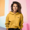 Dalix Rainbow Embroidered Fleece Cropped Hoodie Cold Fall Winter Women - 3 of 4