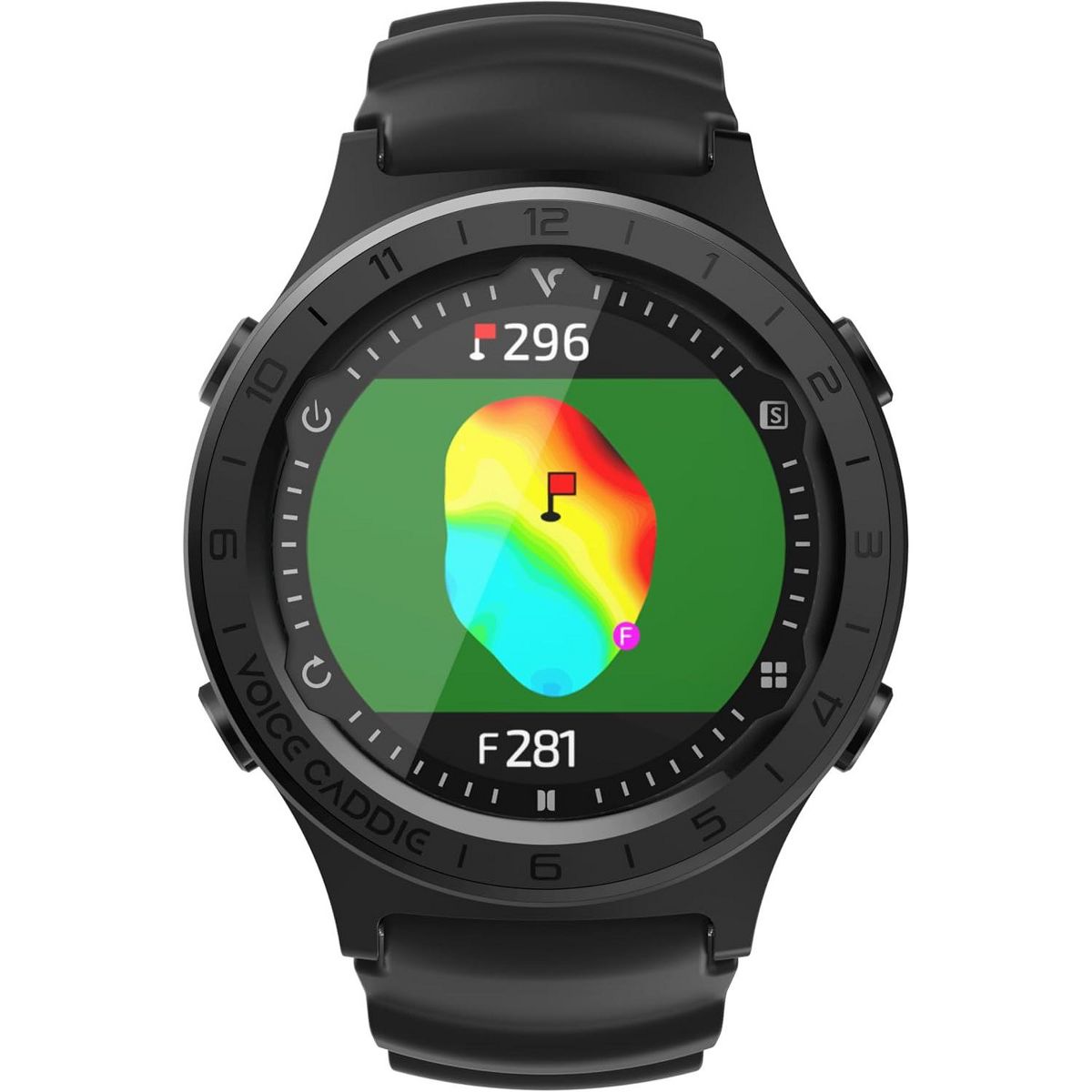 A3 Lightweight Hybrid Golf GPS Watch | Slope Mode, Color Touchscreen, Green Undulation | 40,000 Worldwide Preloaded Courses | Unisex Golf Watch
