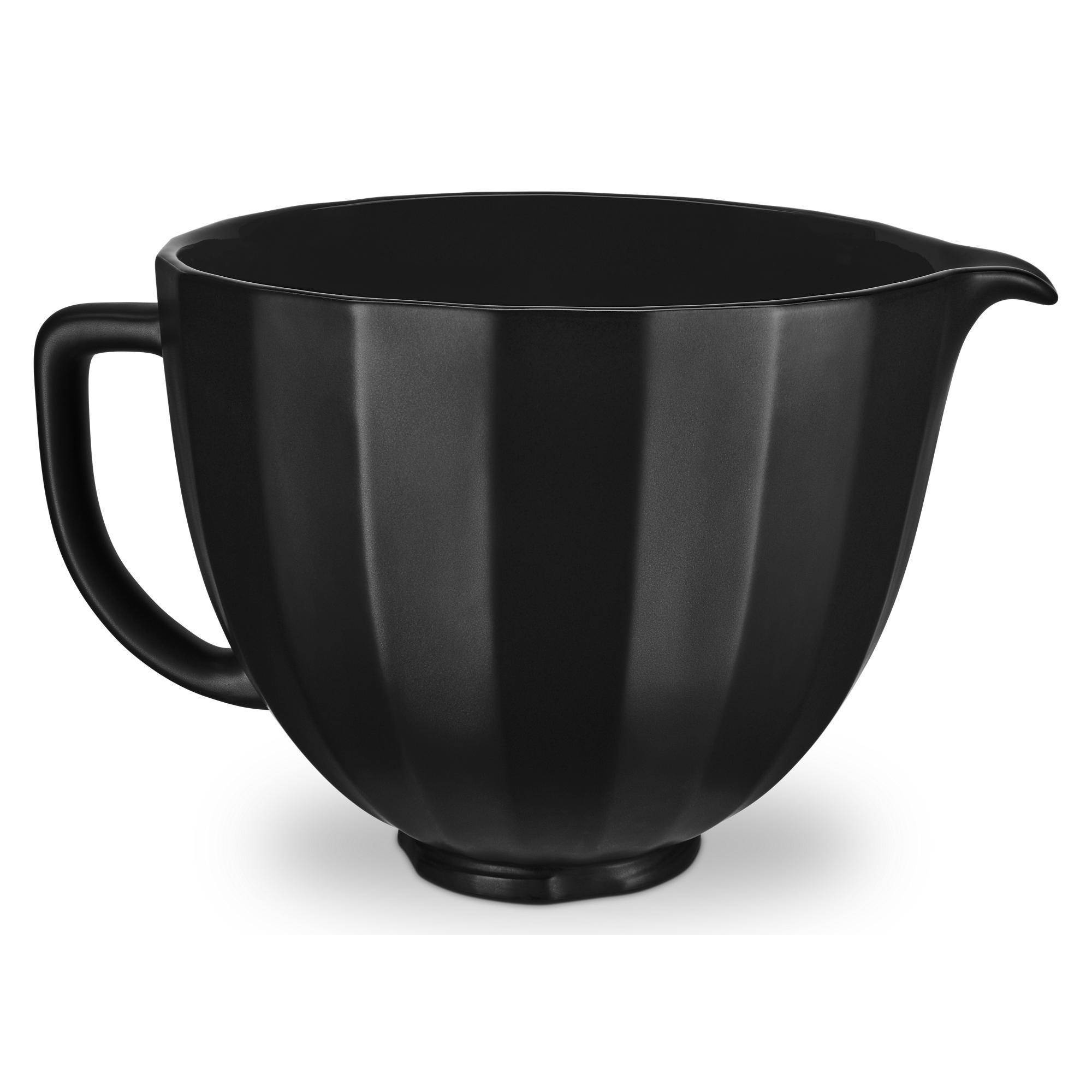 KitchenAid 5qt Black Shell Ceramic Bowl