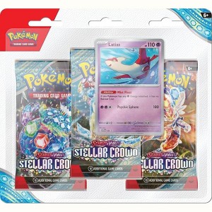 Pokemon Scarlet & Violet Stellar Crown 3-Pack Blister | Latias - 1 of 1