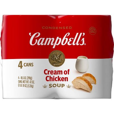 Campbell's Condensed Cream of Chicken Soup - 42oz/4ct