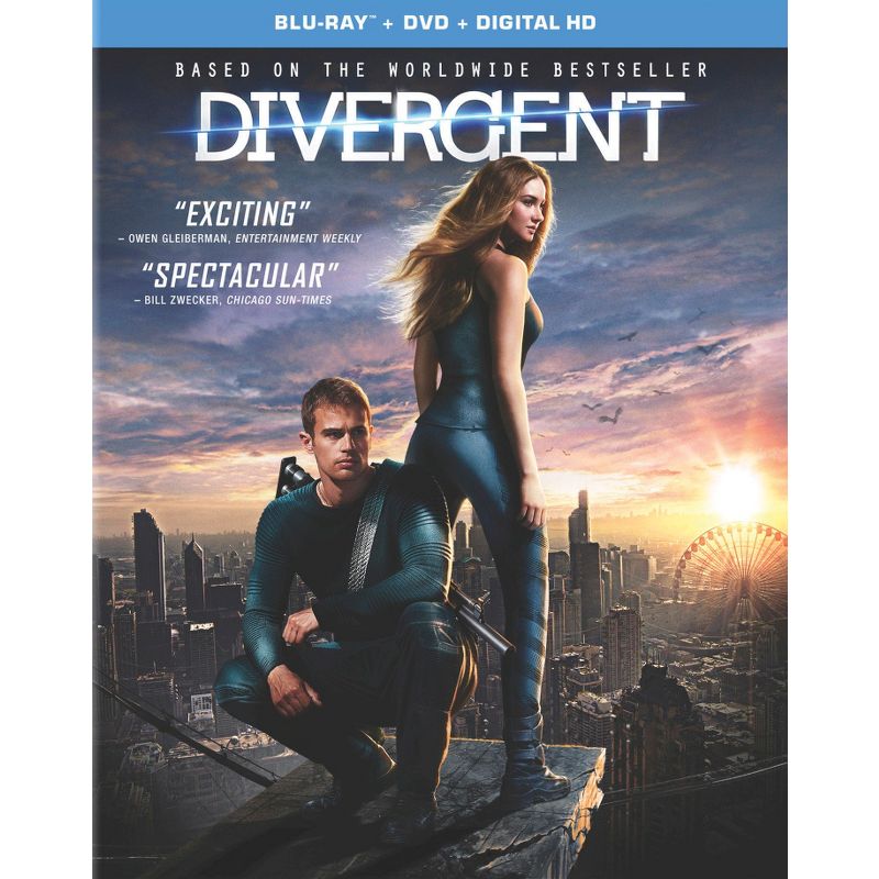 Divergent (2 Discs) (Includes Digital Copy) (UltraViolet) (Blu-ray/DVD), 1 of 2