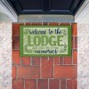 Stupell Industries Lodge Welcome Family Memories Printed Outdoor Door Mat, design by Amanda McGee, 18"x30" - 3 of 4