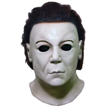 Mens Halloween Resurrection Michael Myers Costume Mask - 13 in. - White