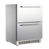 33 Inch Refrigerators, 5.12 Cu.Ft Under Counter Refrigerator with Removable Inside Basket, Built-In and Freestanding Beverage Refrigerator - 3 of 4