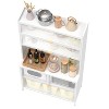 Okak Tall Cabinet with Anti-Tip Design, Pantry Cabinet with 6 Level Flip Doors and Pegboard, Cabinet for Kitchen, Dining Room, Living Room - 4 of 4