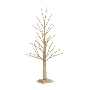 LED Lighted Gold Twig Tree 36"H - 1 of 2