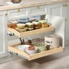 LOVMOR Pull Out Cabinet Organizer 10.5" W x 21" D, Soft Close Slide Out Drawer Storage for Kitchen, Pull-Out Organizer Storage for Base Cabinet - 3 of 4