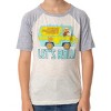 Seven Times Six Scooby-Doo Boy's The Mystery Machine Let's Roll Collectible Raglan T-Shirt Grey - 3 of 3