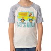 Seven Times Six Scooby-Doo Boy's The Mystery Machine Let's Roll Collectible Raglan T-Shirt Grey - image 3 of 3