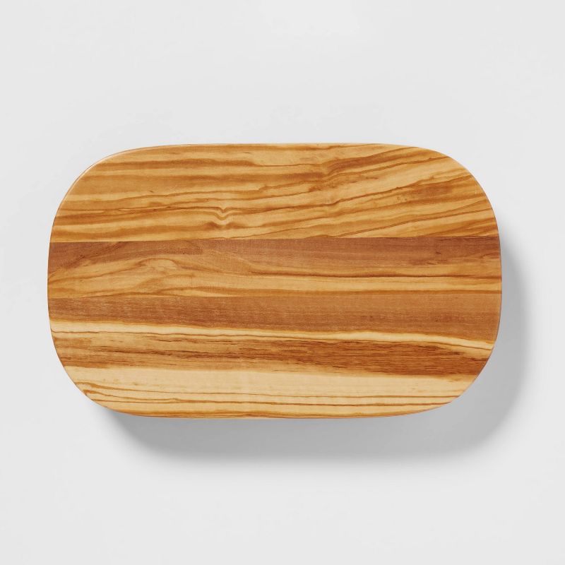 11&#34; x 7&#34; Olivewood Elevated Serving Board - Threshold&#8482;, 4 of 8
