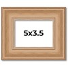PosterPalooza | Photo Size Weathered Yellow Picture Frame - UV Acrylic, Foam Board Backing, Hanging Hardware - 2 of 4