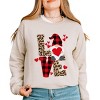 Simply Sage Market Women's Graphic Sweatshirt Leopard Gnome Love - 2 of 4