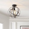 13" Metal Alma Flush Mount: LED, Modern Design for Dining & Hallway - JONATHAN Y - 2 of 4