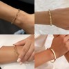 BRINJOY 4-Piece Layered Gold Bracelet Set - 14K Gold Plated Stackable Jewelry for Women - 4 of 4