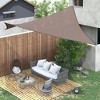 Resenkos 13' x 20' Sun Shade Sail Canopy Outdoor Shade Sail Cloth for Patio Deck Yard with D-Rings and Rope Included, - 2 of 4