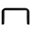 TOV Furniture Hump 31.9"H Modern Acacia Wood Console Table in Black - image 3 of 4