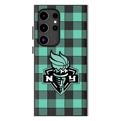Keyscaper WNBA Plaid MagSafe Compatible Cell Phone Case for Galaxy S24 Plus