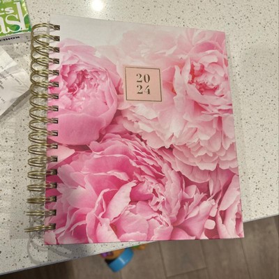 Rachel Parcell 2024 Planner 7.8x9.13 Daily/monthly Laminated Wirebound  Peony : Target