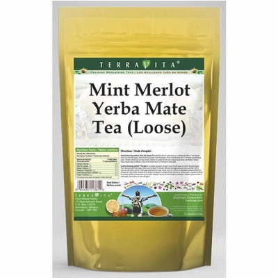 TerraVita Mint Merlot Yerba Mate Tea (Loose) (8 oz, ZIN: 566725, 2-Pack)